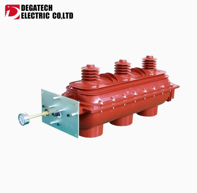 Embedded pole vacuum circuit breaker used in medium-voltage switchgear system